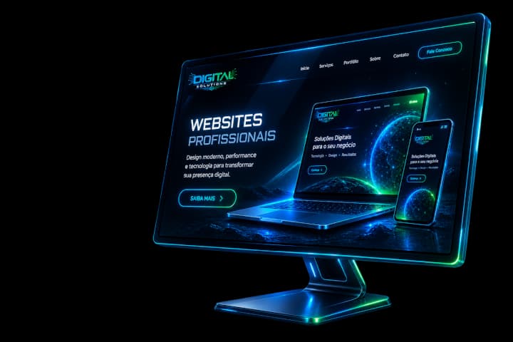 Visual de Desenvolvimento de Websites